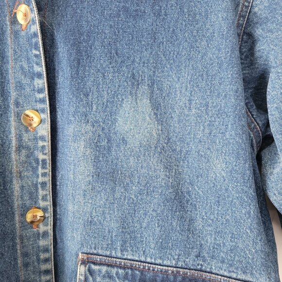 Vintage Rock Creek Denim Barn Chore Coat Women’s Plus 18W Country Western Farm - Picture 2 of 10